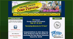 Desktop Screenshot of cornfestival.org